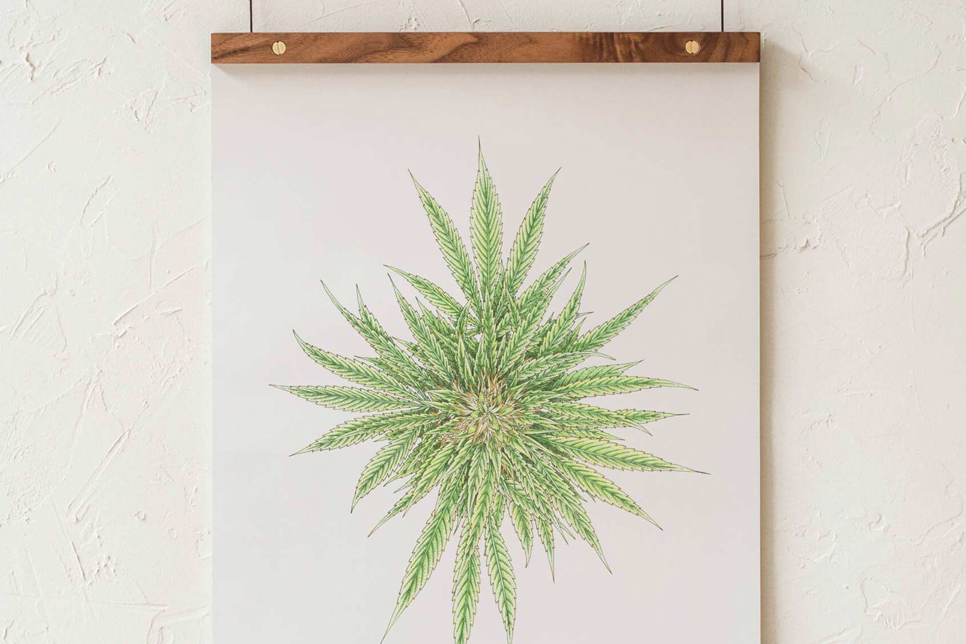 Lightshade & Goldleaf custom cannabis art