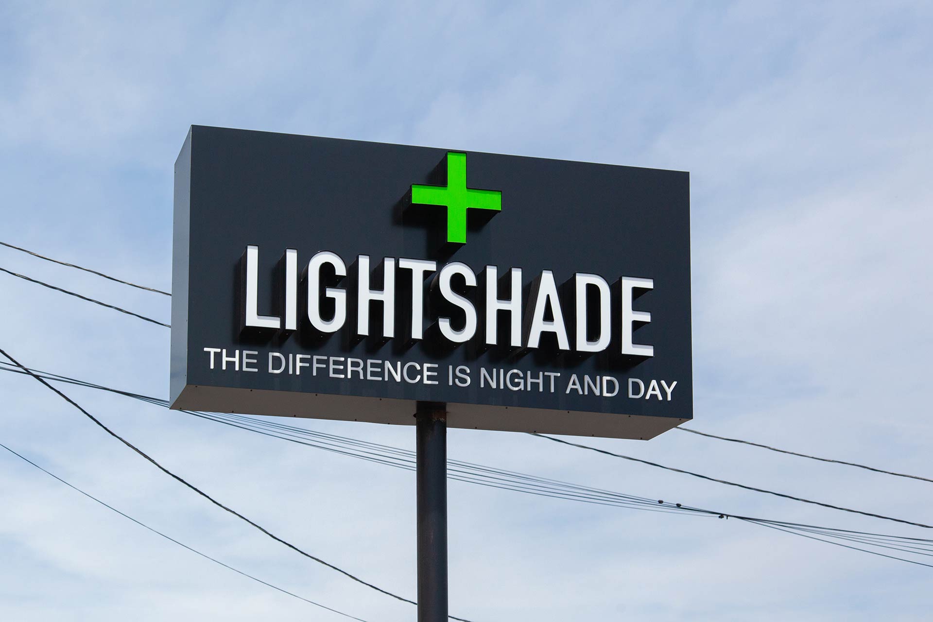 Lightshade Federal Heights Dispensary Outdoor Signage