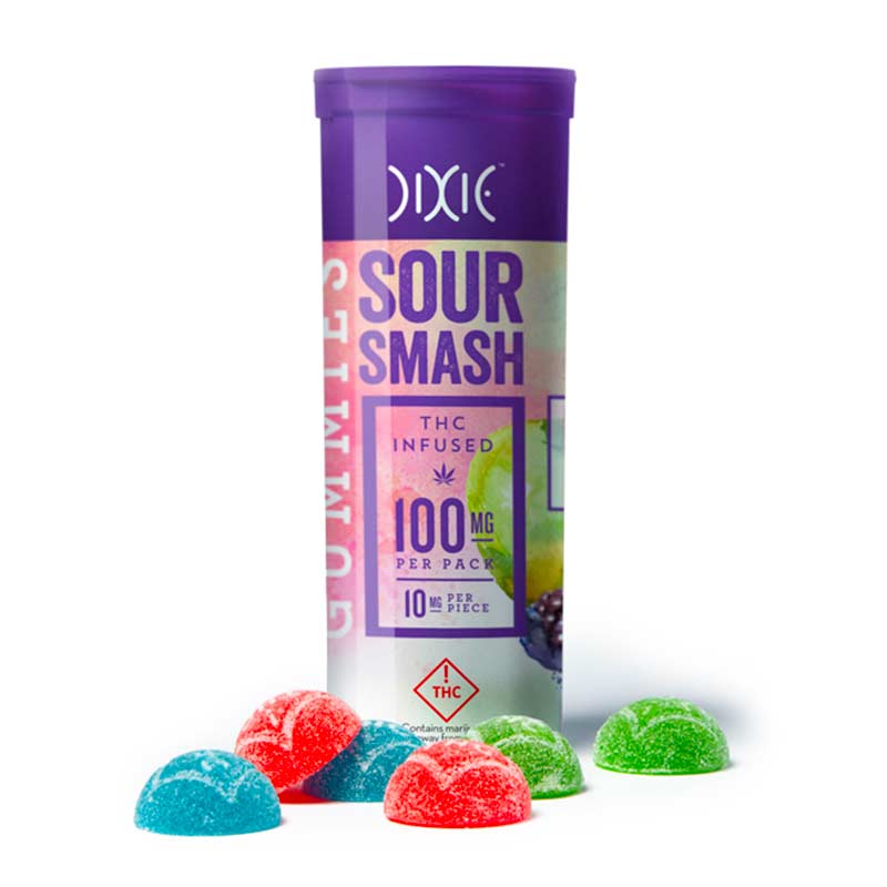 Dixie Sour Smash Gummies - Lightshade Dispensary Denver