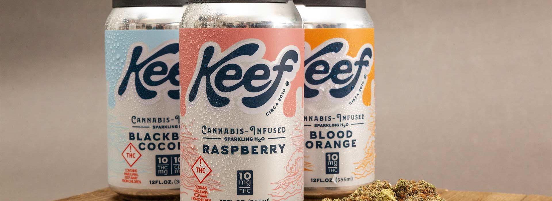 Keef Drinks - Sparkling Cannabis Infused Water - Lightshade Colorado