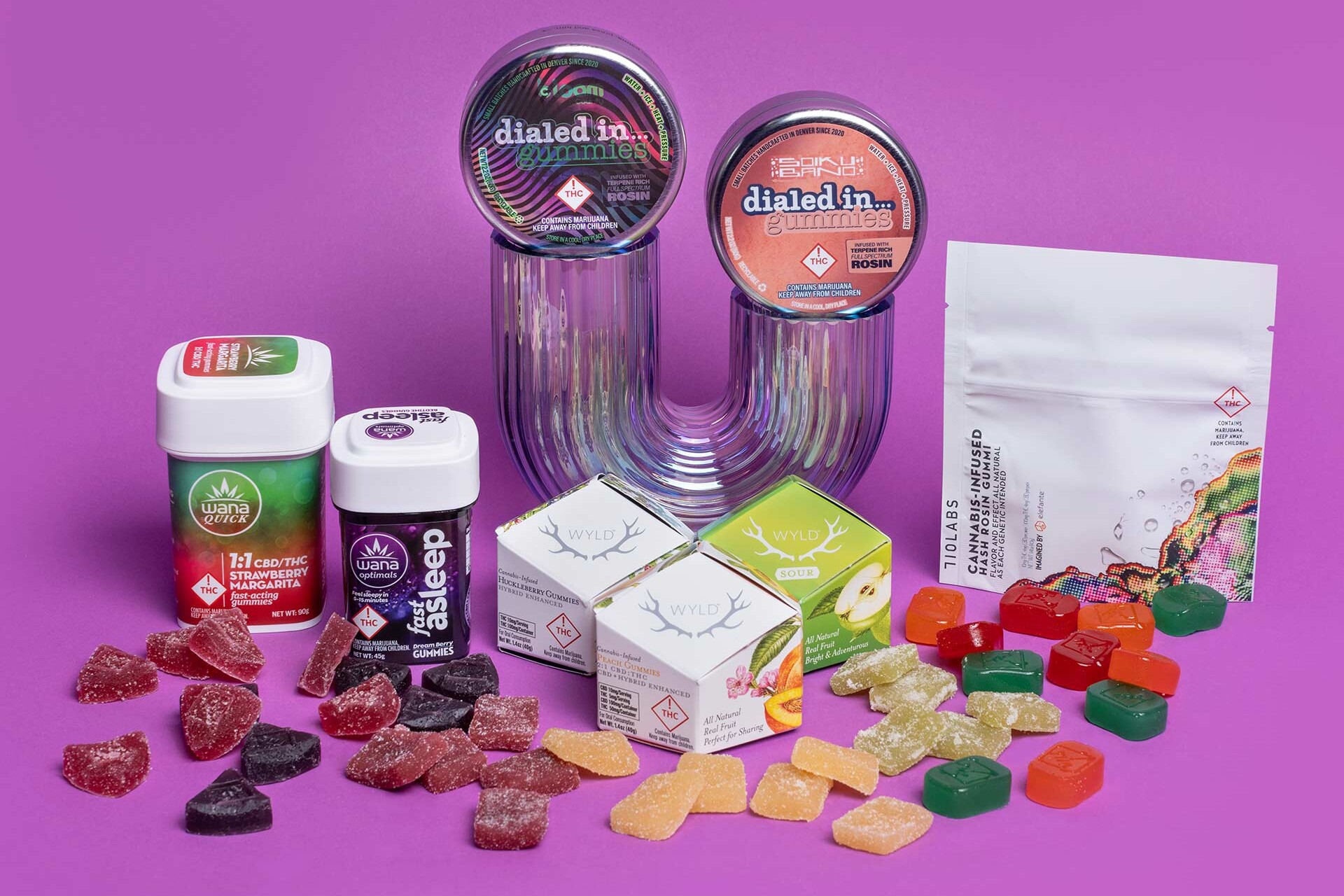 Cannabis Edible Products sold at Lightshade Dispensaries